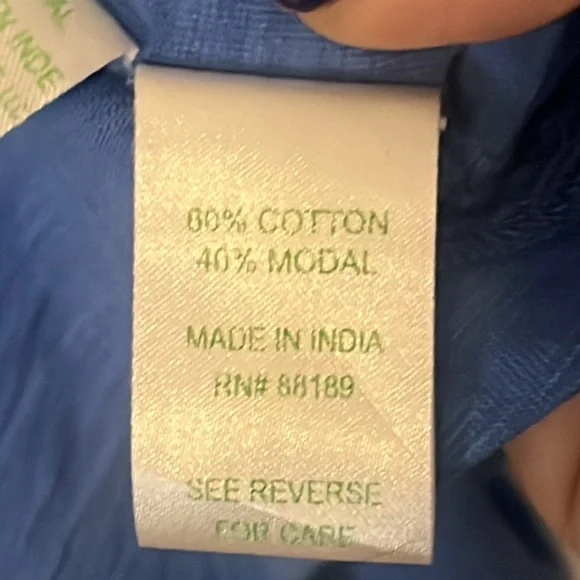 Lilly Pulitzer Sleeved Essie Dress Ladies Size Medium Bennett Blue - Picture 9 of 11